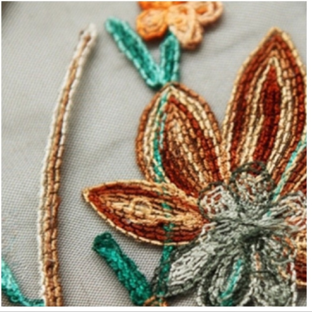 Boho Embroidered Kimono Cardigan - Picture 2 of 2